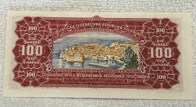 1963 Yugoslavia 100 Dinara - photo 2
