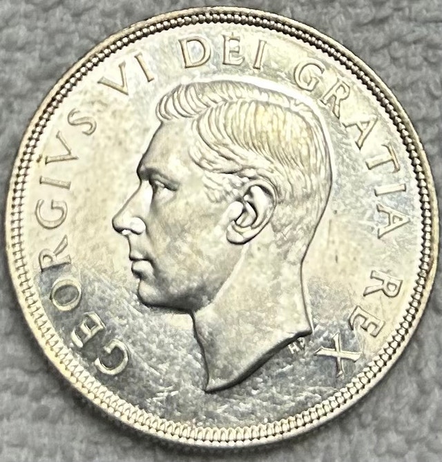 1949 Canadian Silver Dollar MS 60+ - photo 2