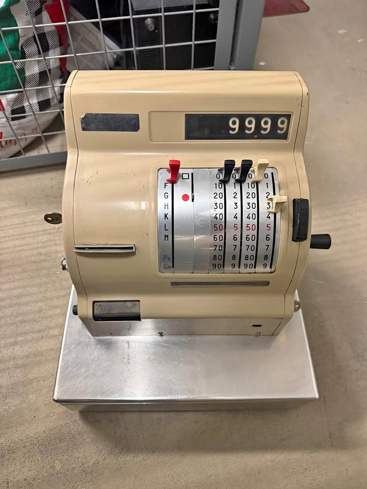 Vintage cash register