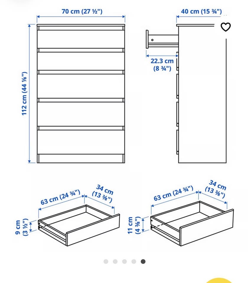 IKEA Kullen Dresser - photo 3