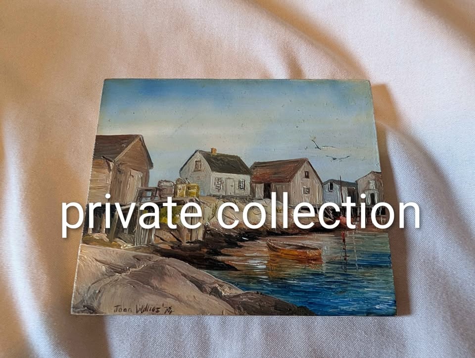 Rare Original Miniature Painting by Joan Cornish Willies (1929-2