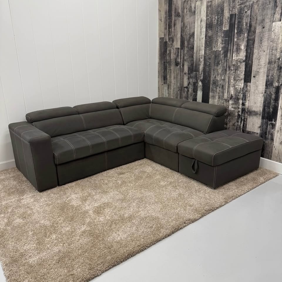 Drake Sleeper Sectional with Storage Ottoman - photo 2