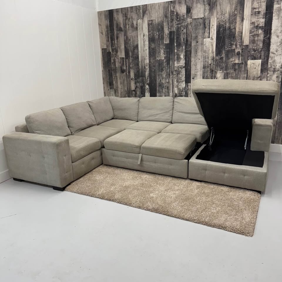U-Shape Sleeper Storage Sectional - photo 2