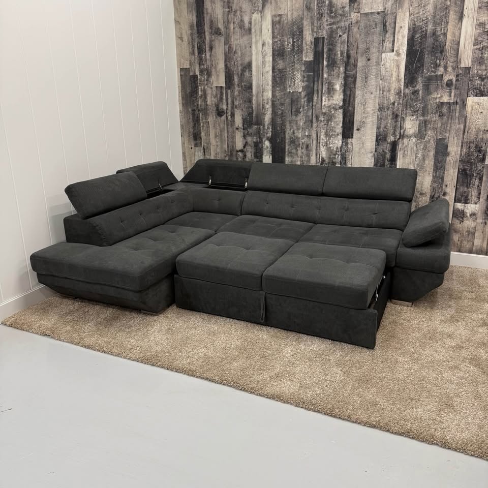 Sleeper Storage Sectional with Adjustable Headrests - photo 2
