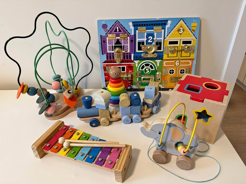 Great Set of Wooden Kids Toys – Montessori Style