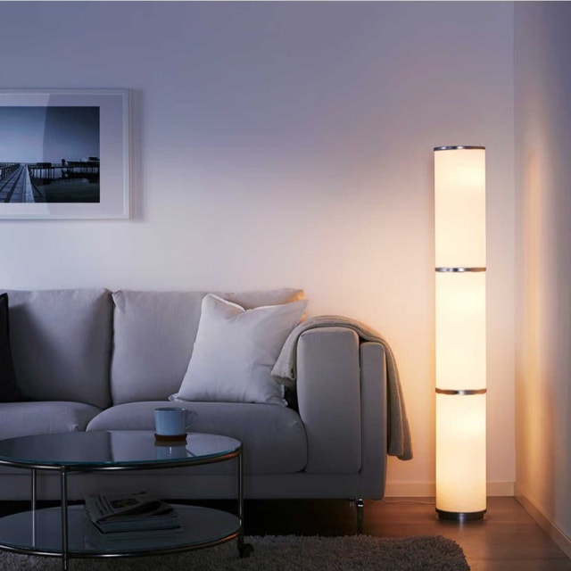 2 IKEA Tall White Floor Lamps - 54" - photo 3