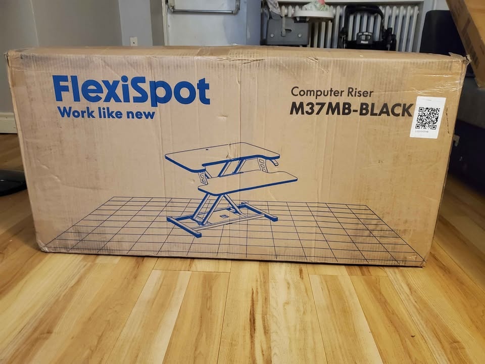 FLEXISPOT Standing Desk Converter - Height Adjustable - photo 3