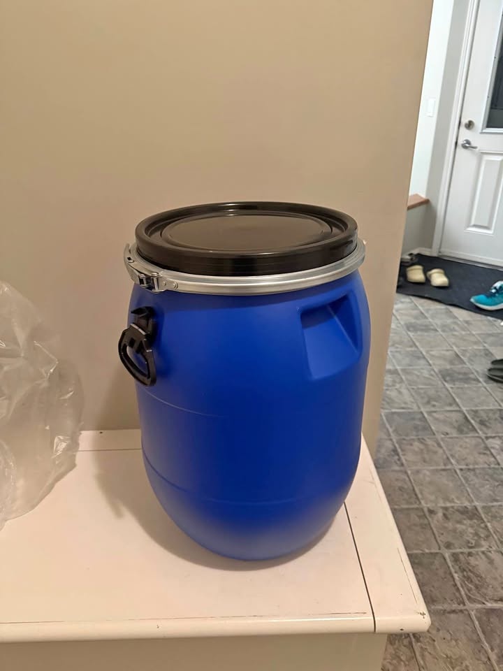 Large Open Top Barrel