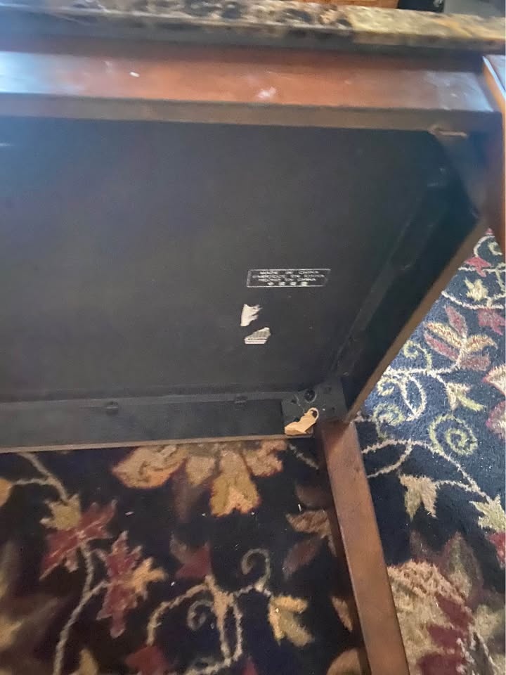 Faux Marble Coffee Table and 2 End Tables - photo 4