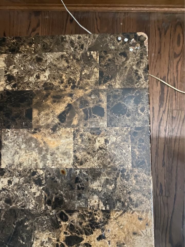 Faux Marble Coffee Table and 2 End Tables - photo 5