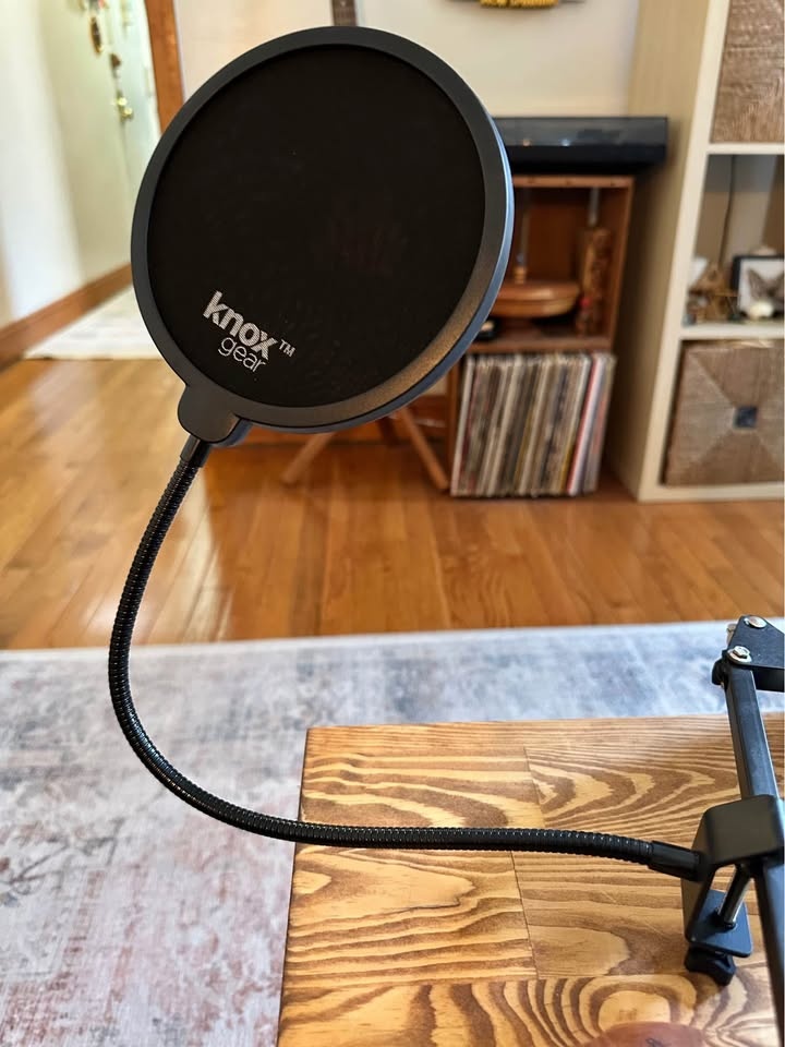 Blue Snowball Podcast Mic w/ Knox Gear Pop Filter & Stand - photo 2