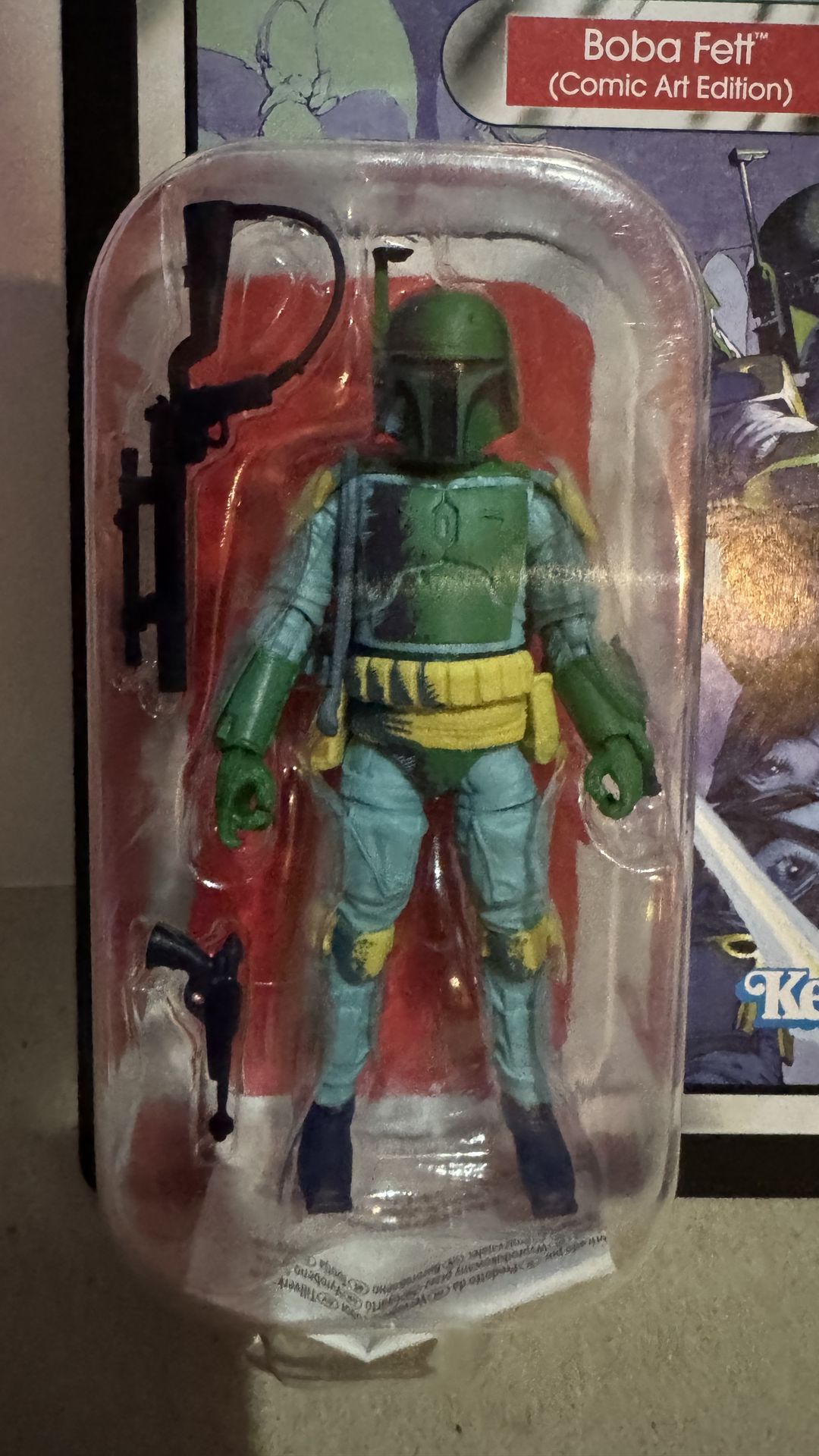 Hasbro Star Wars Vintage Collection Boba Fett 3.75in Comic Art F - photo 3