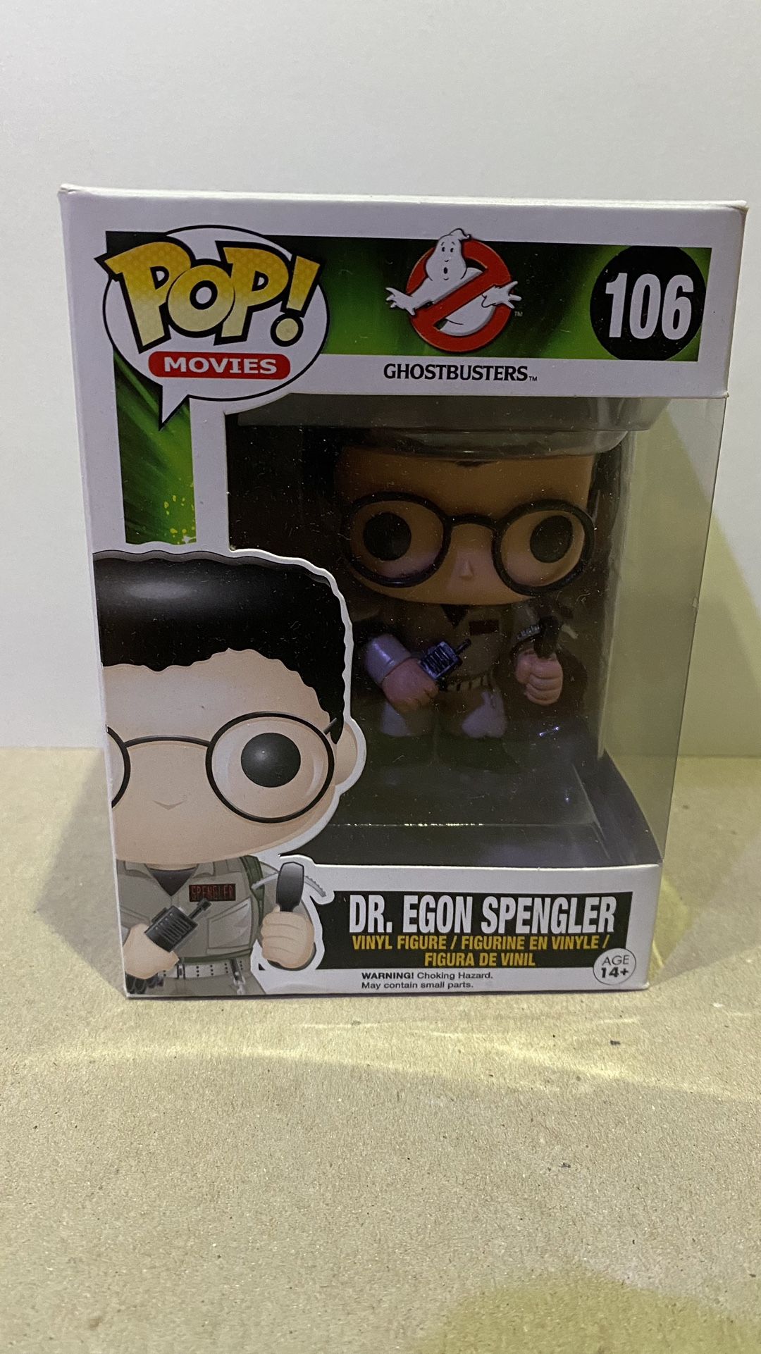 Ghostbusters Dr. Egon Spengler #106 Pop Vinyl Figure Funko
