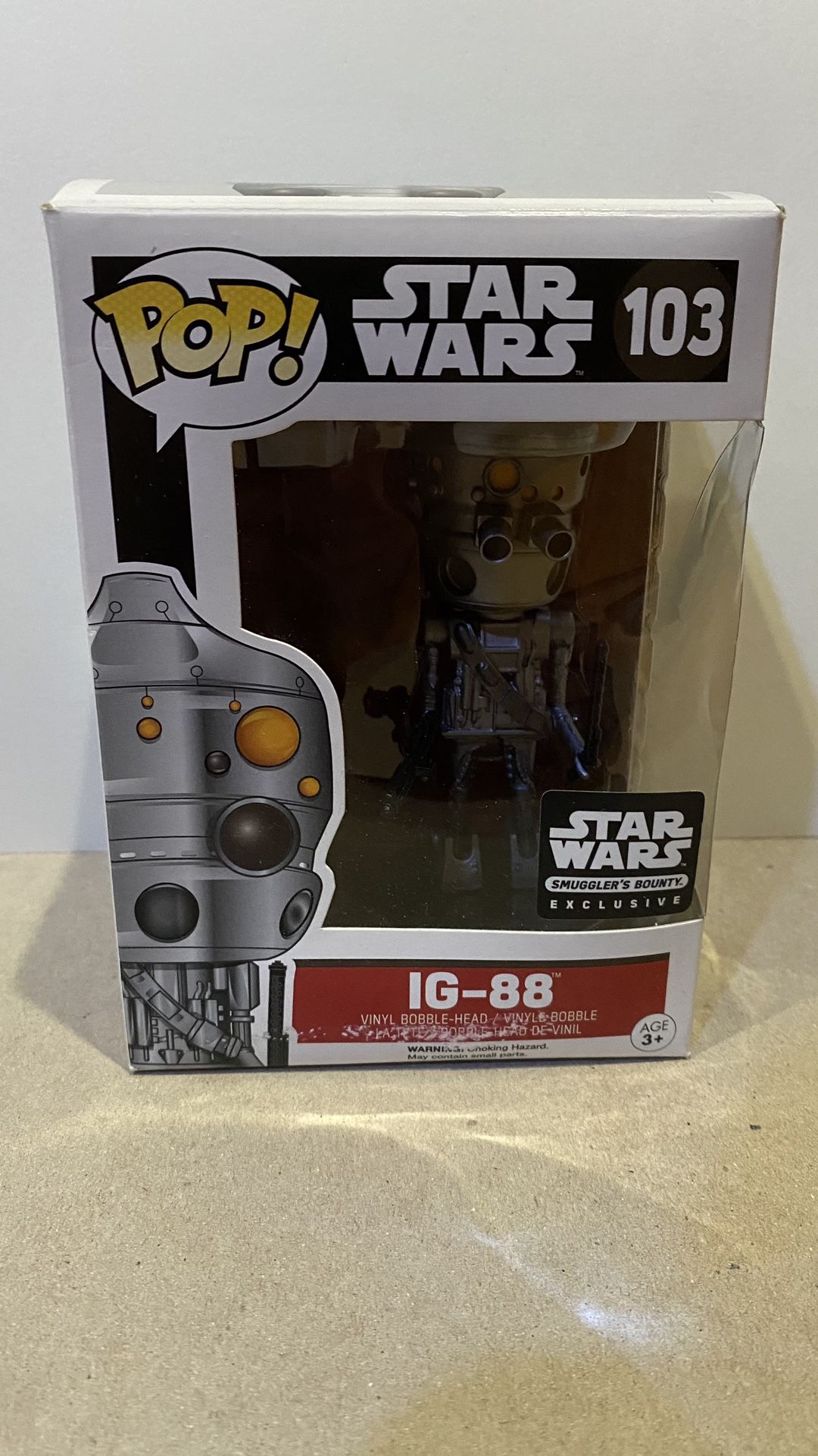 Star Wars Funko Pop #103 IG-88 Smugglers Bounty Exclusive