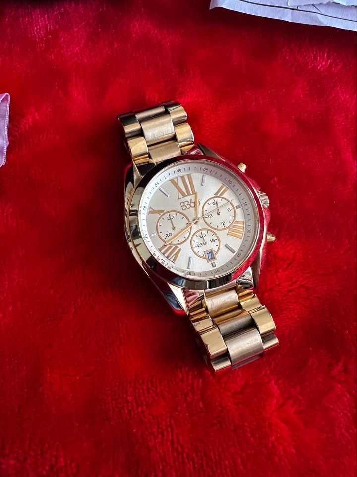 B360 Watch - Full Gold Chronograph with Roman Numerals (Complete - photo 4