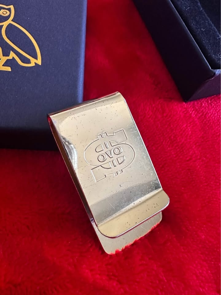 Rare OVO Gold Money Clip with Box - photo 4