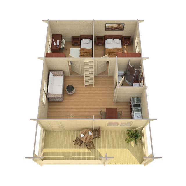 Nice 600 sqft Cabin with Loft - photo 2
