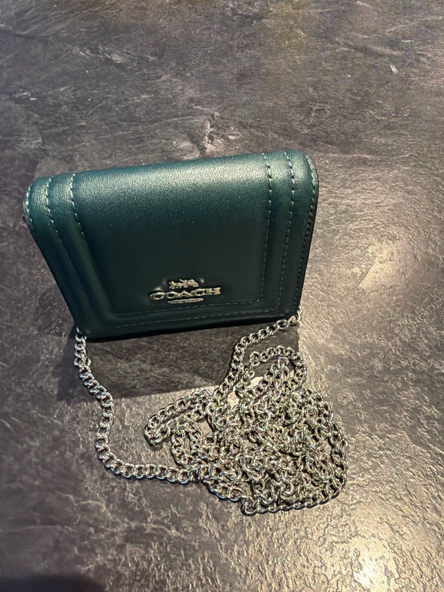 Coach Quilted Wallet on a Chain