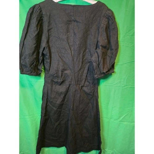 A New Day Black Puff Sleeve Square Neck Dress Size 2 - photo 5