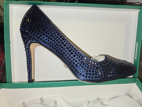 Lauren Lorraine Dazzle Pump Heel With All Over Rhinestone Sparkl