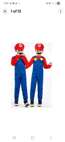 Super Mario Kids Halloween Costume