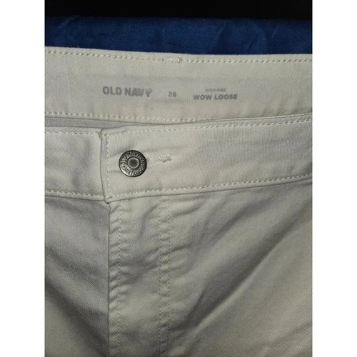 Old Navy Plus Size 26 Loose Leg White Denim - photo 4