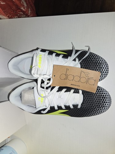 Diadora Pichichi Men's Soccer Cleats Black/White/Fluo Yellow - photo 2