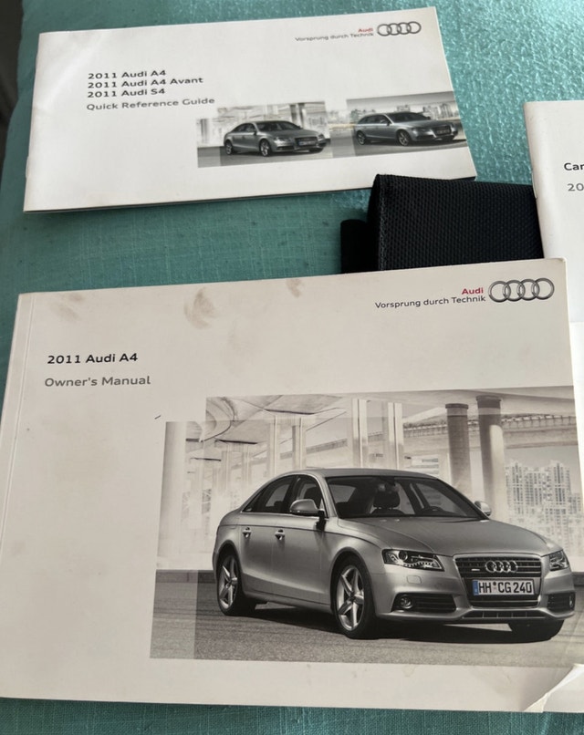 2011 AUDI A4 Owners Manual