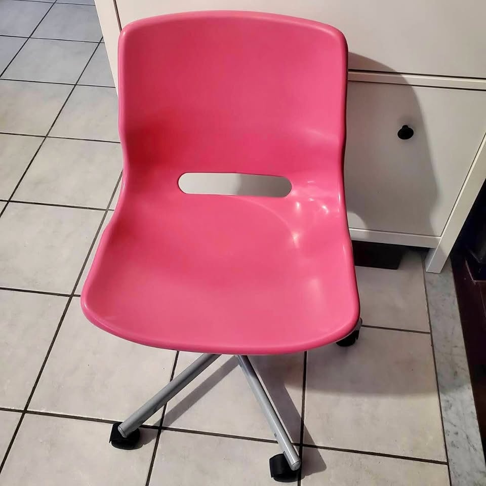 Ikea Snille Swivel Pink Adjustable Study Chair