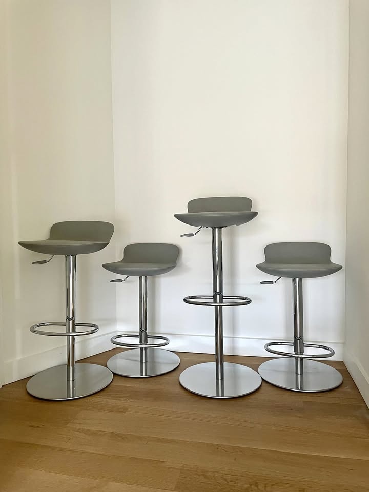 Room & Board Adjustable Bar Stools (Set of 4)
