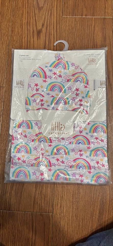 Newborn Essentials: Baby Blanket Set, Toy, Milestone Blanket & M
