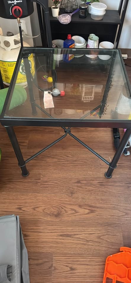 Outdoor Glass Top Table (Urgent Moving Sale) - photo 2