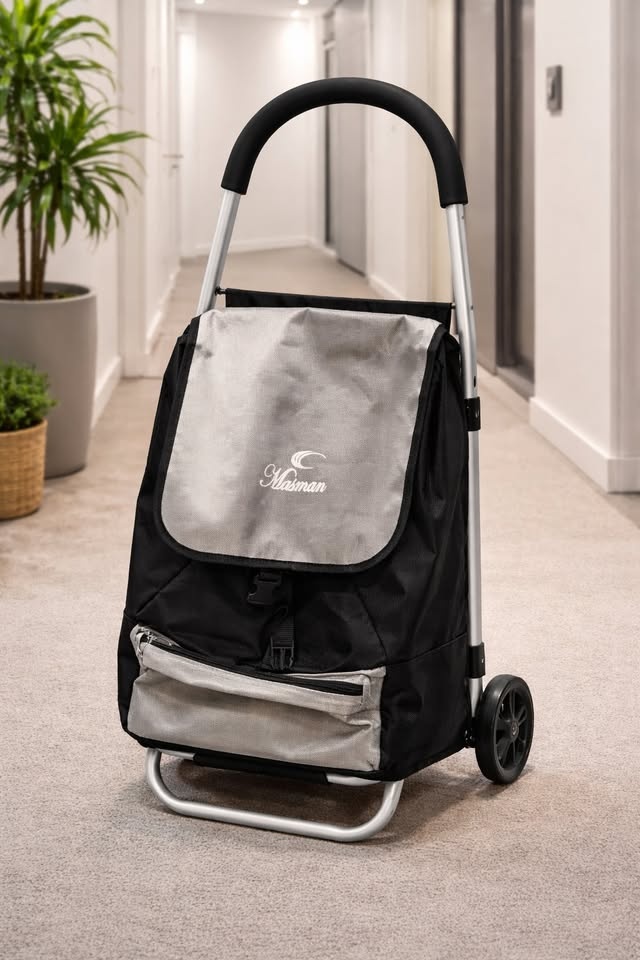 Folding Rolling Shopping Cart – Lightweight & Convenient