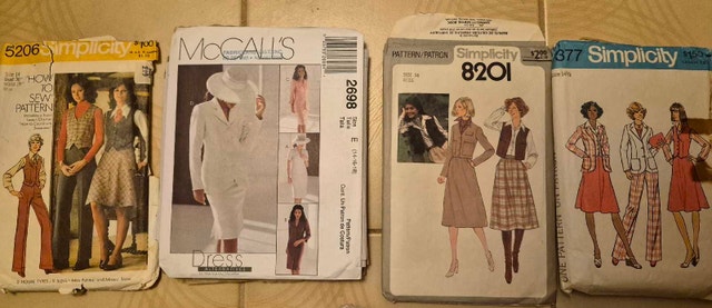 🥕1970's clothes sewing  patterns women and men - photo 4