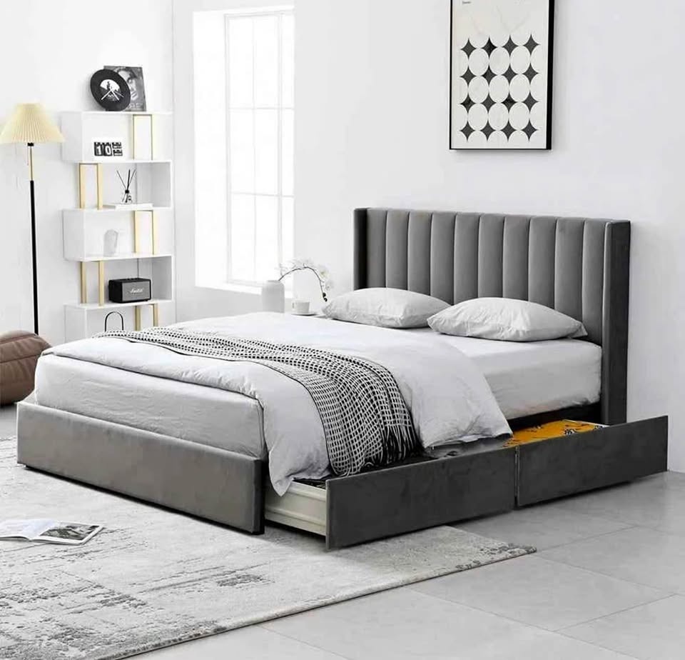 Upholstered Strong Platform Bed Frame - All Sizes Available