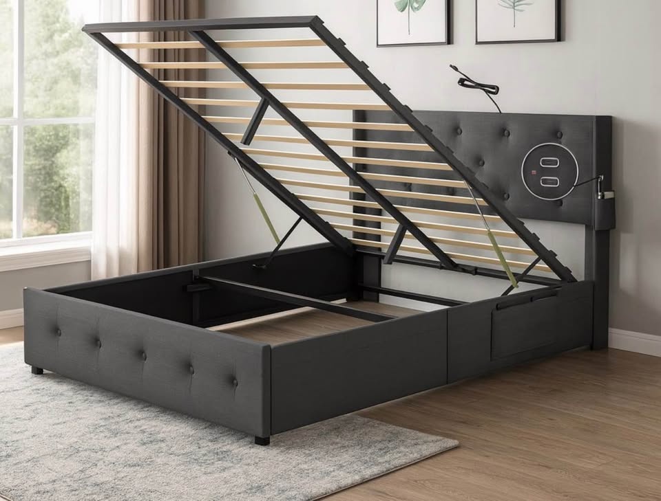 Upholstered Strong Platform Bed Frame - All Sizes Available - photo 4
