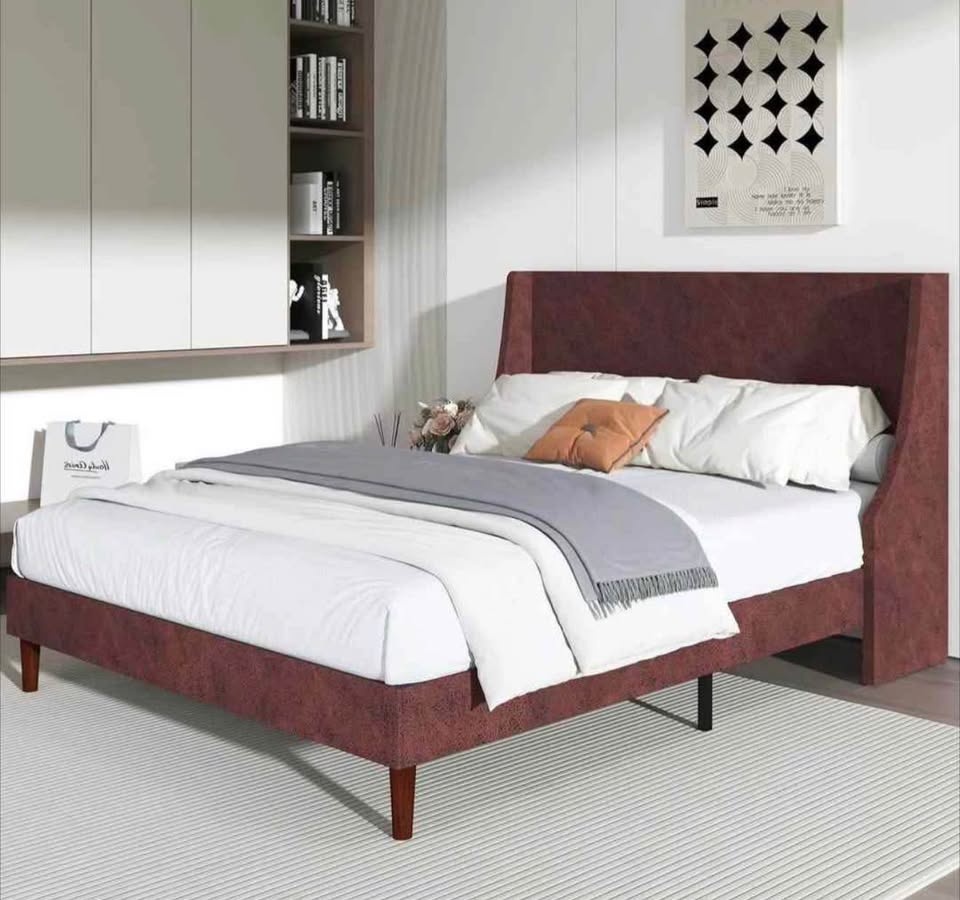 Upholstered Strong Platform Bed Frame - All Sizes Available - photo 5