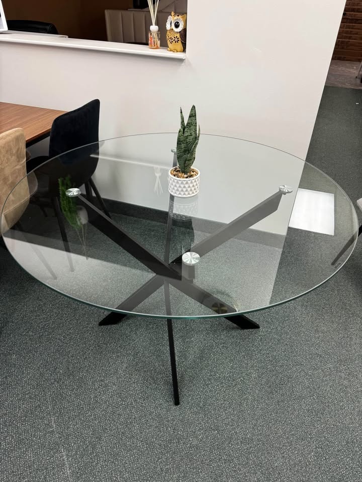 Brand New Glass Dining Table - Round or Rectangular - photo 5
