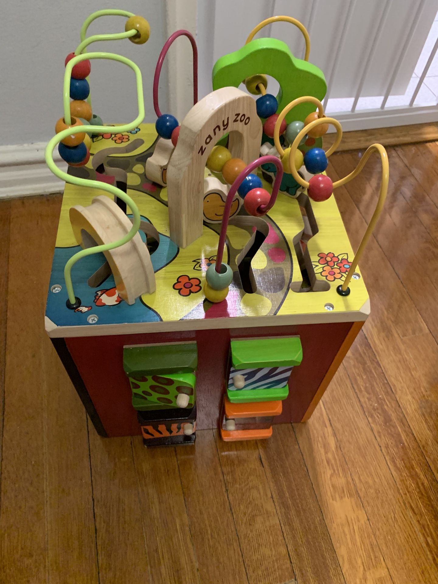 Zany Zoo Educational Wooden Activity Cube - photo 3