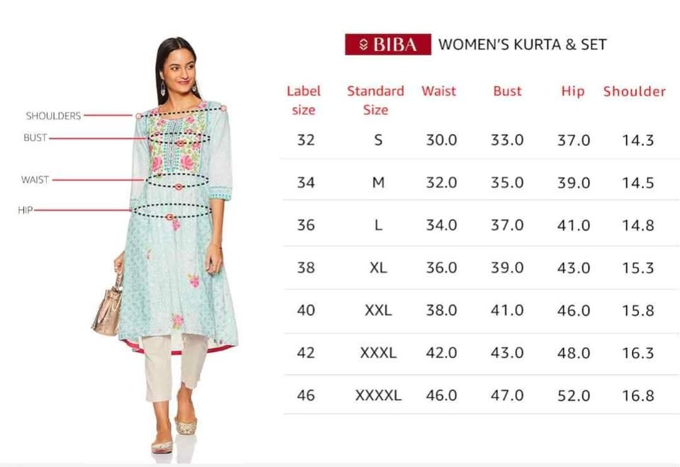 New BIBA designer cotton women's kurta - photo 2