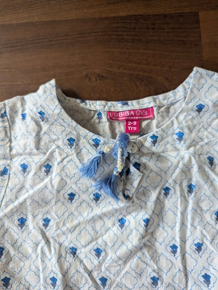 BIBA Designer Cotton Kurta & Pants for Girls (2-3 Years) - photo 2