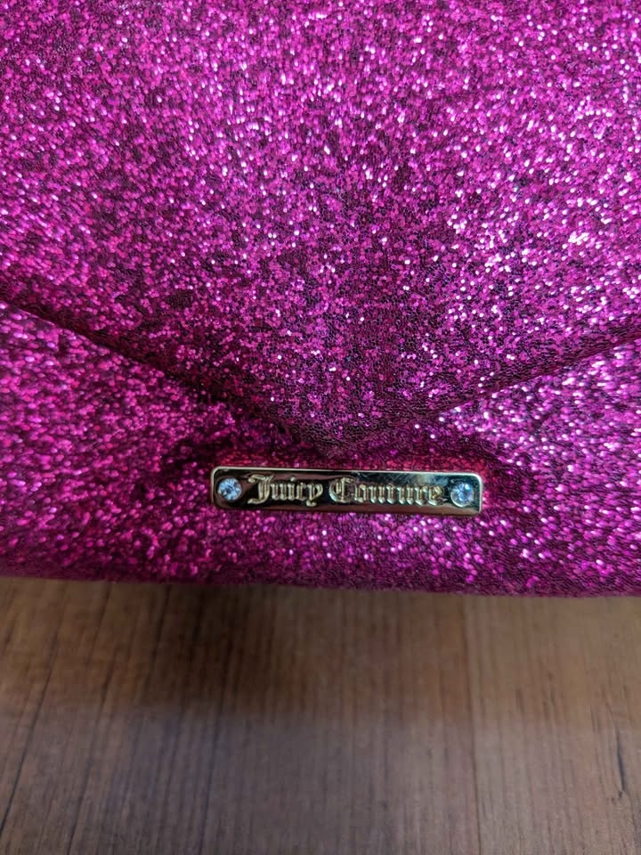 Juicy Couture pink sparkly clutch Purse - photo 2