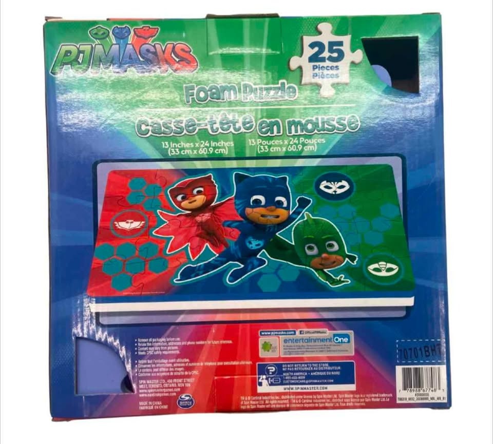 Brand new 25 pcs PJ Masks large foam puzzles - photo 2