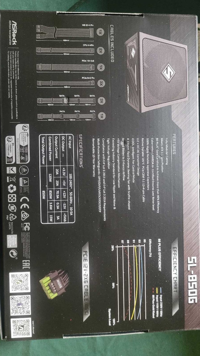 850w ATX Power Supply - photo 2