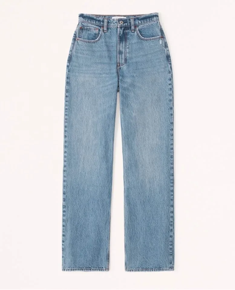 Abercrombie High Rise Loose Jean 30 R image indicator(3)