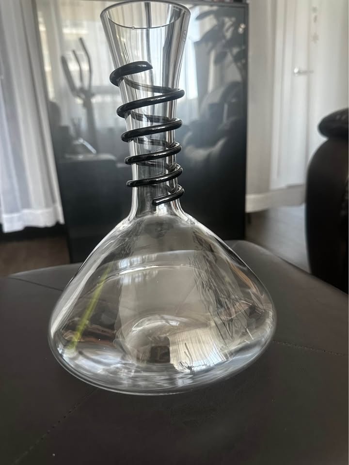 Qualia Ebony Wine Carafe / Decanter (New) - photo 3