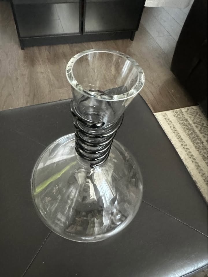 Qualia Ebony Wine Carafe / Decanter (New) - photo 4