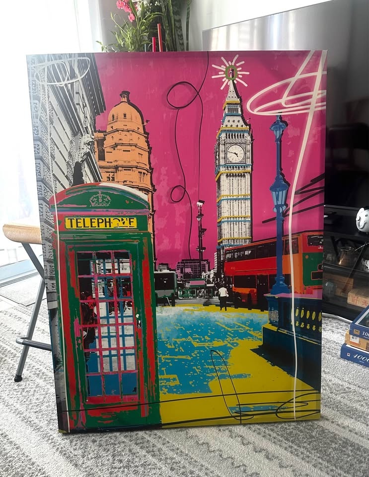Pop Art London Scene Canvas Print - photo 4