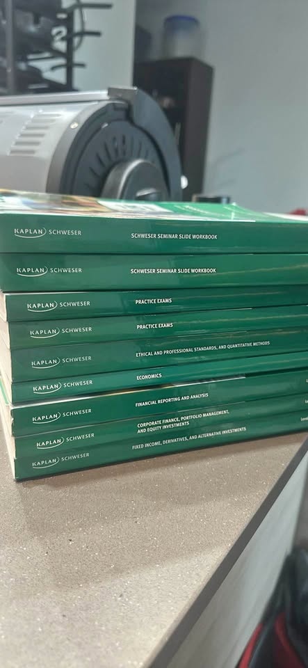 Kaplan Schweser CFA Level I 2010 Study Notes & Exams