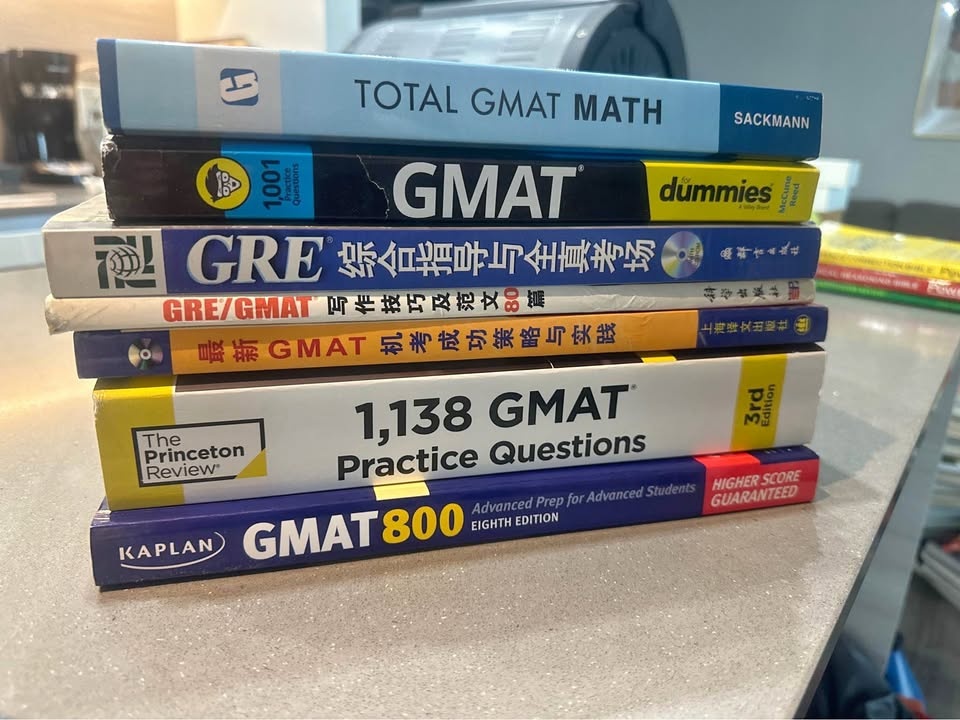 GMAT / GRE Prep Books — Practice Questions Bundle